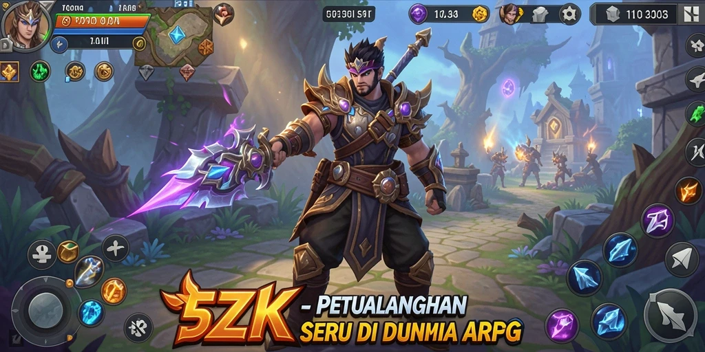 Tampilan gameplay 5ZK yang memukau dan mendebarkan.