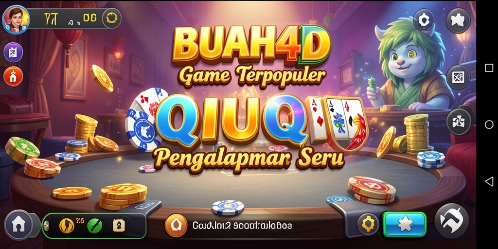 Gameplay seru dari BUAH4D di dunia QiuQiu.