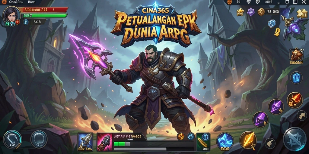 Tampilan gameplay menarik dalam CINA365 dengan aksi pertarungan yang dinamis.