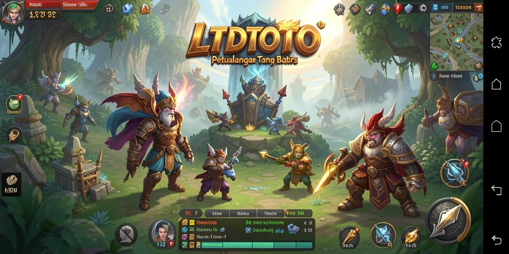 Tampilan gameplay seru LTDTOTO dalam dunia MMORPG yang menakjubkan.